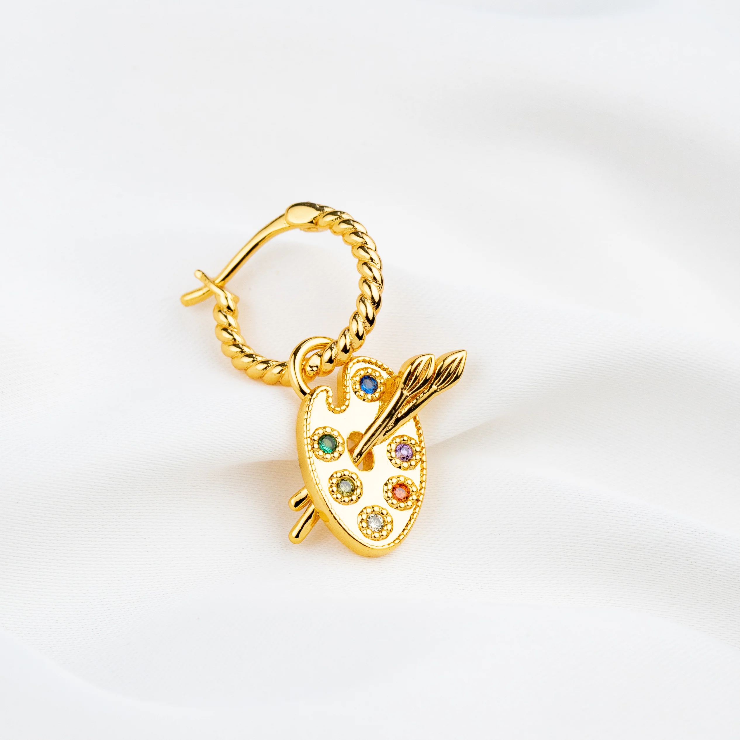 Artists' Palette Earring