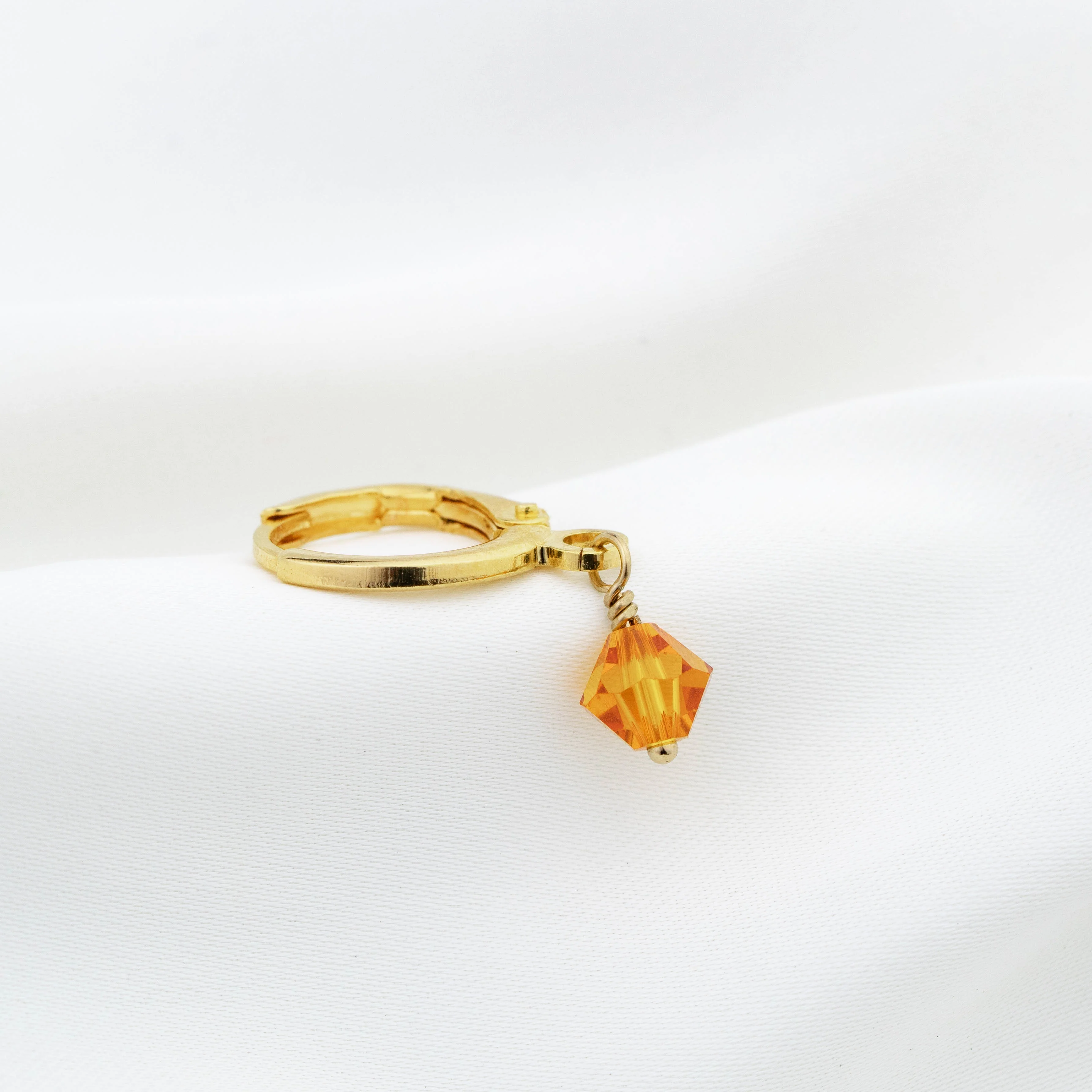 Honey Swarovski Earring