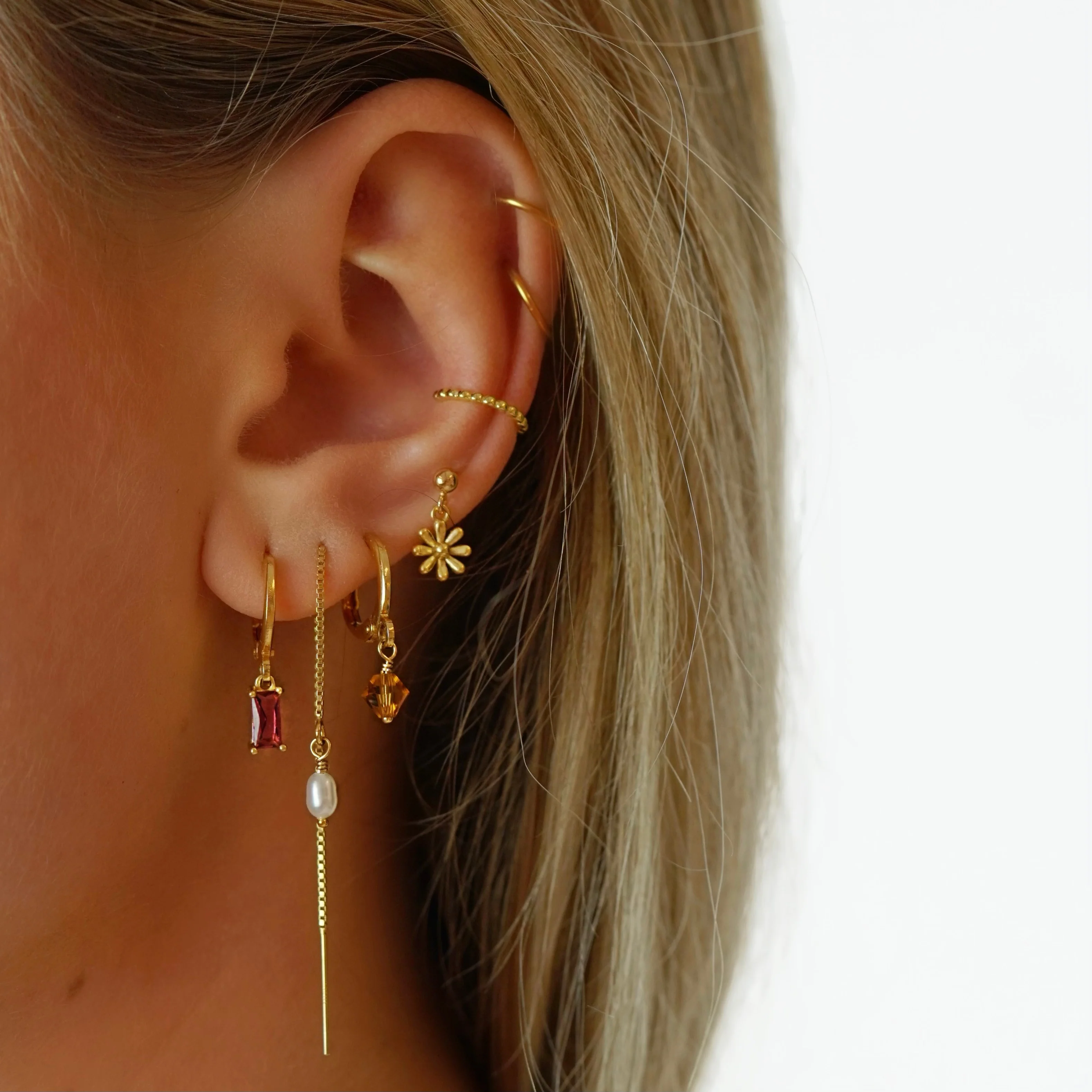 Honey Swarovski Earring - Image 4