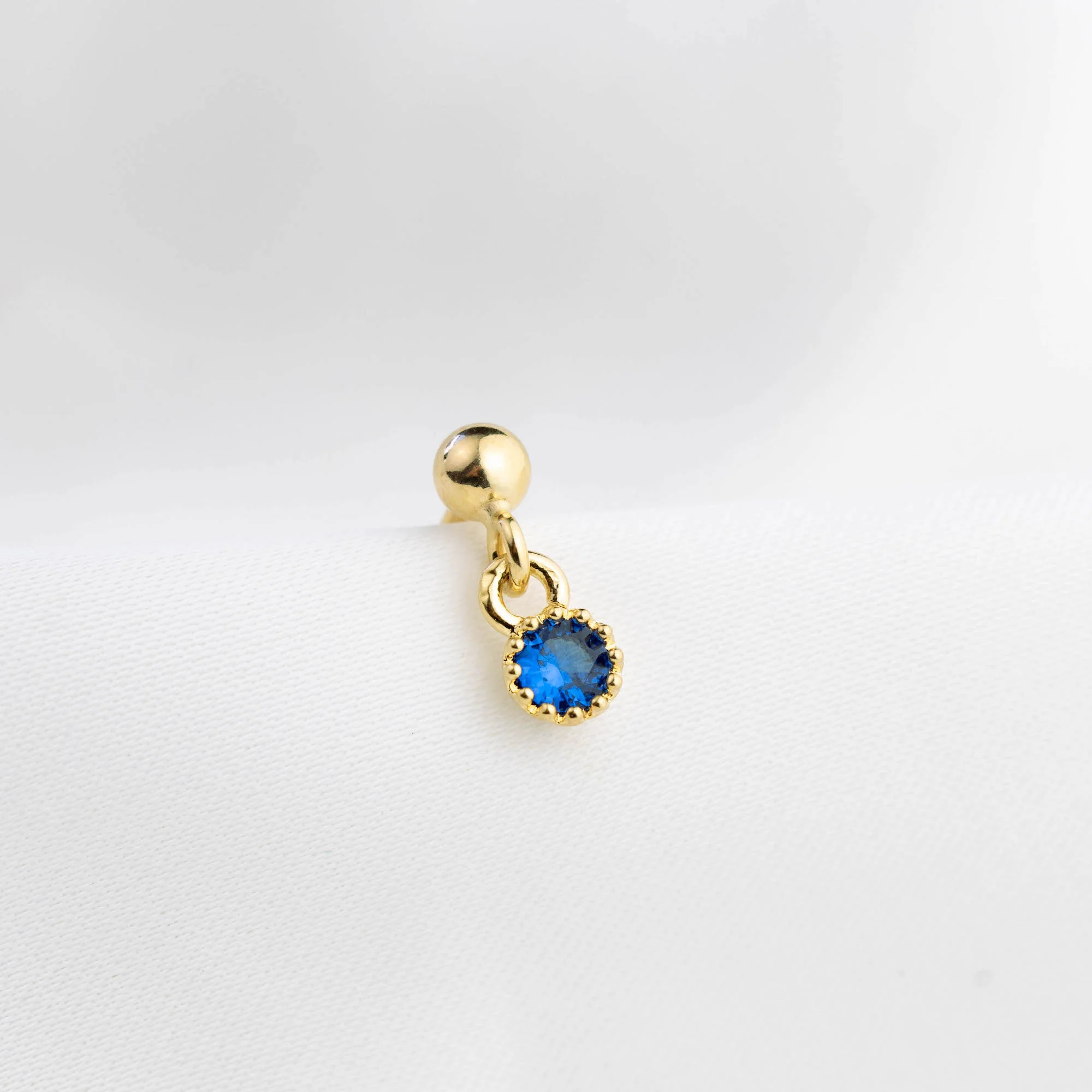 Bohemian Blue Zirconia Earpin - Image 2