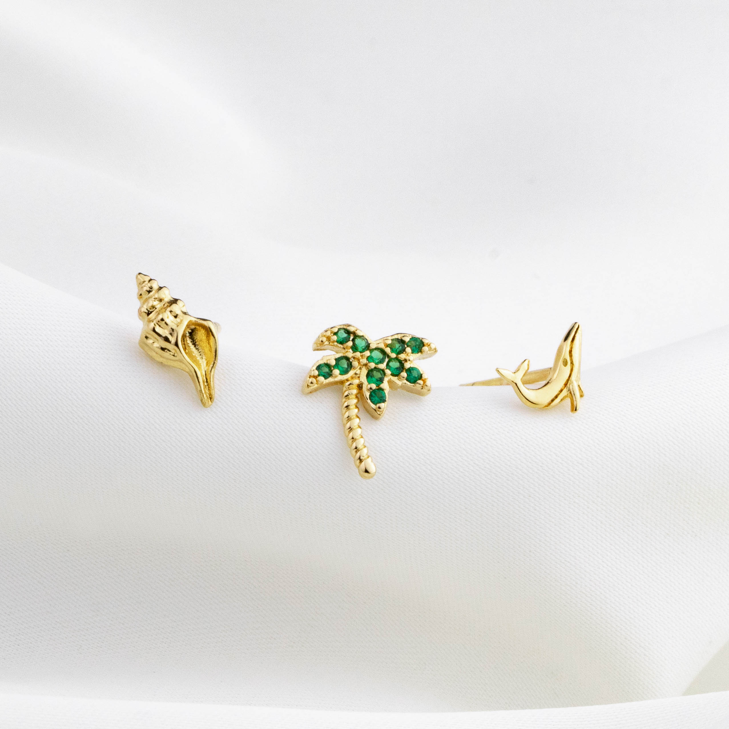 Conch Shell Stud - Image 3