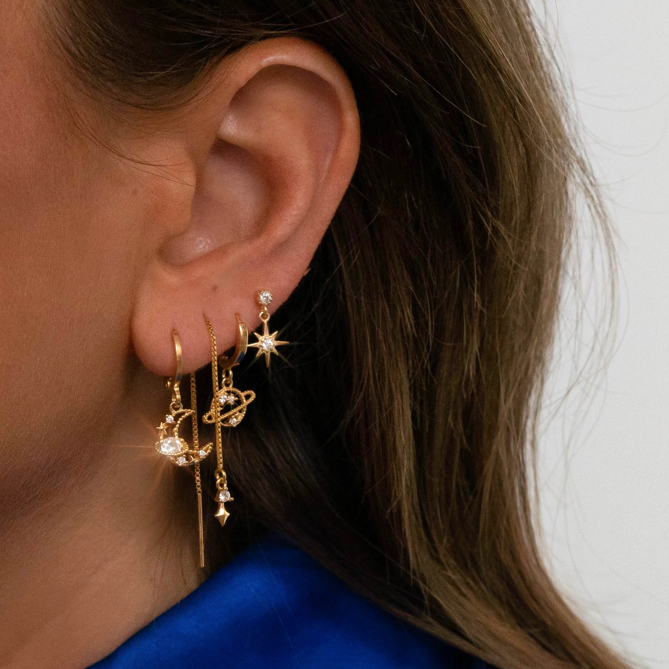 Golden Planet Earring - Image 2