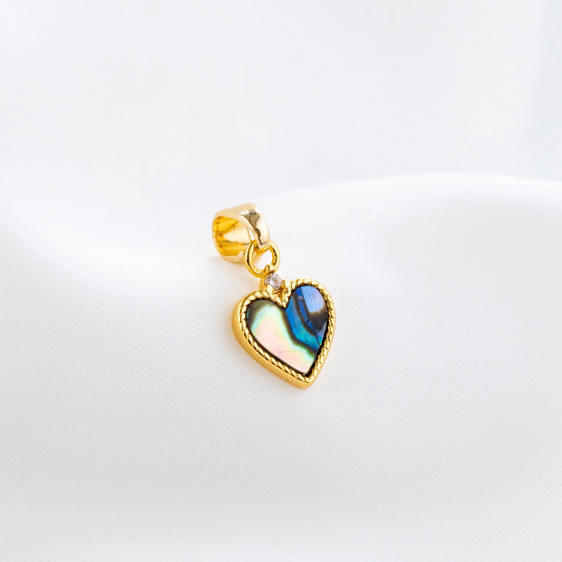 Mother Of Pearl Heart Necklace