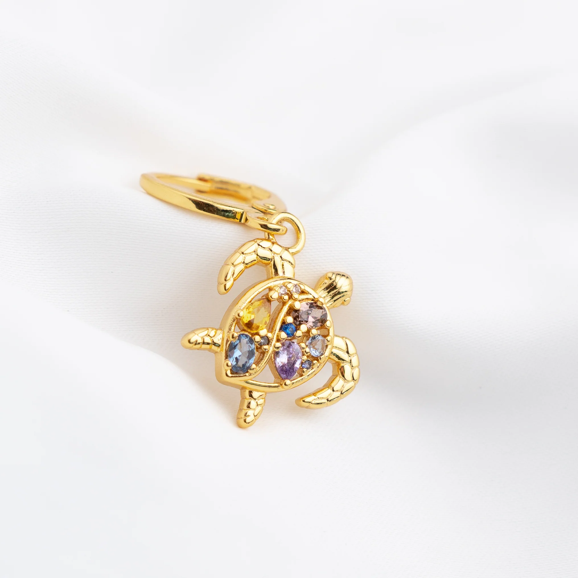Mystic Turtle Earring
