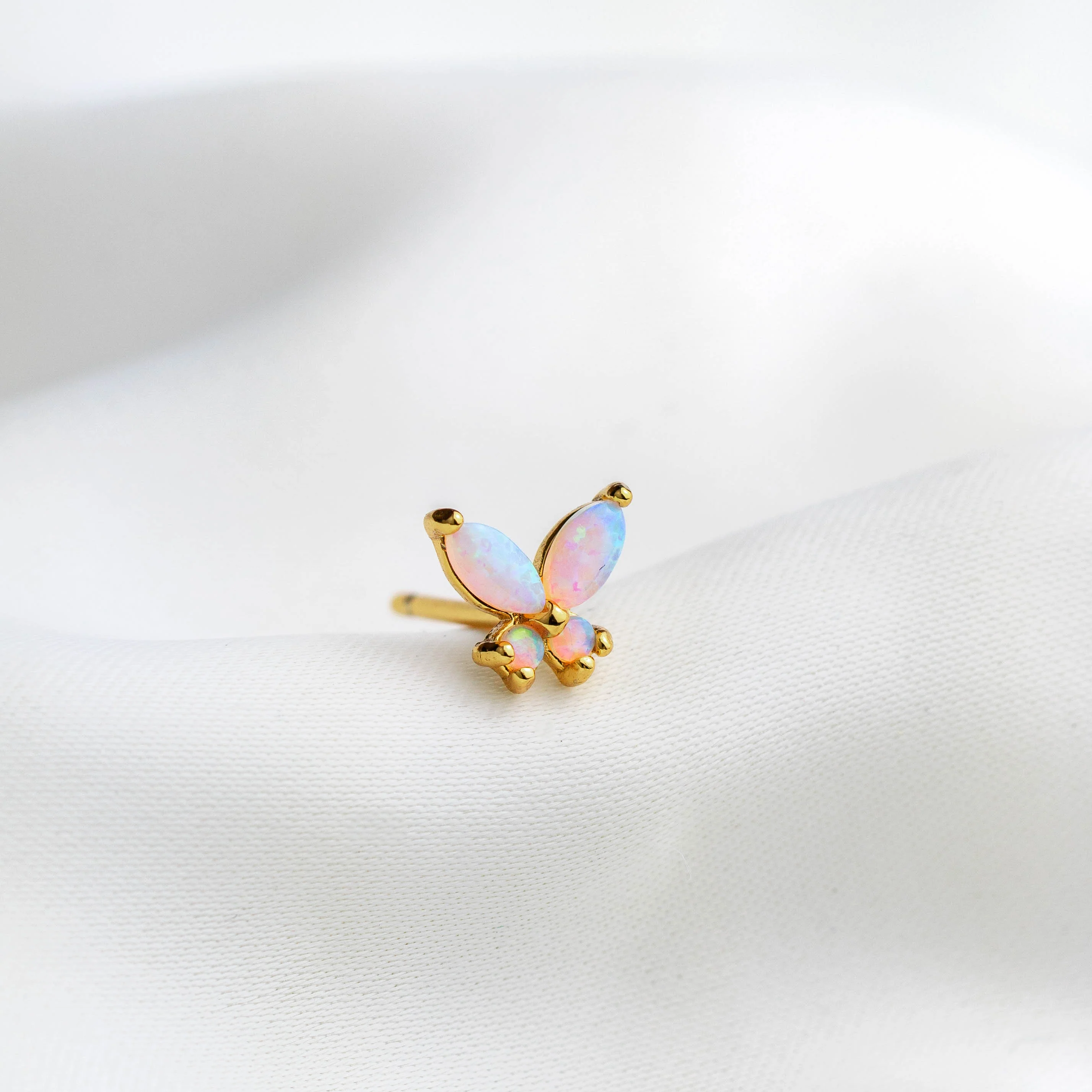 Opal Butterfly Stud - Image 3
