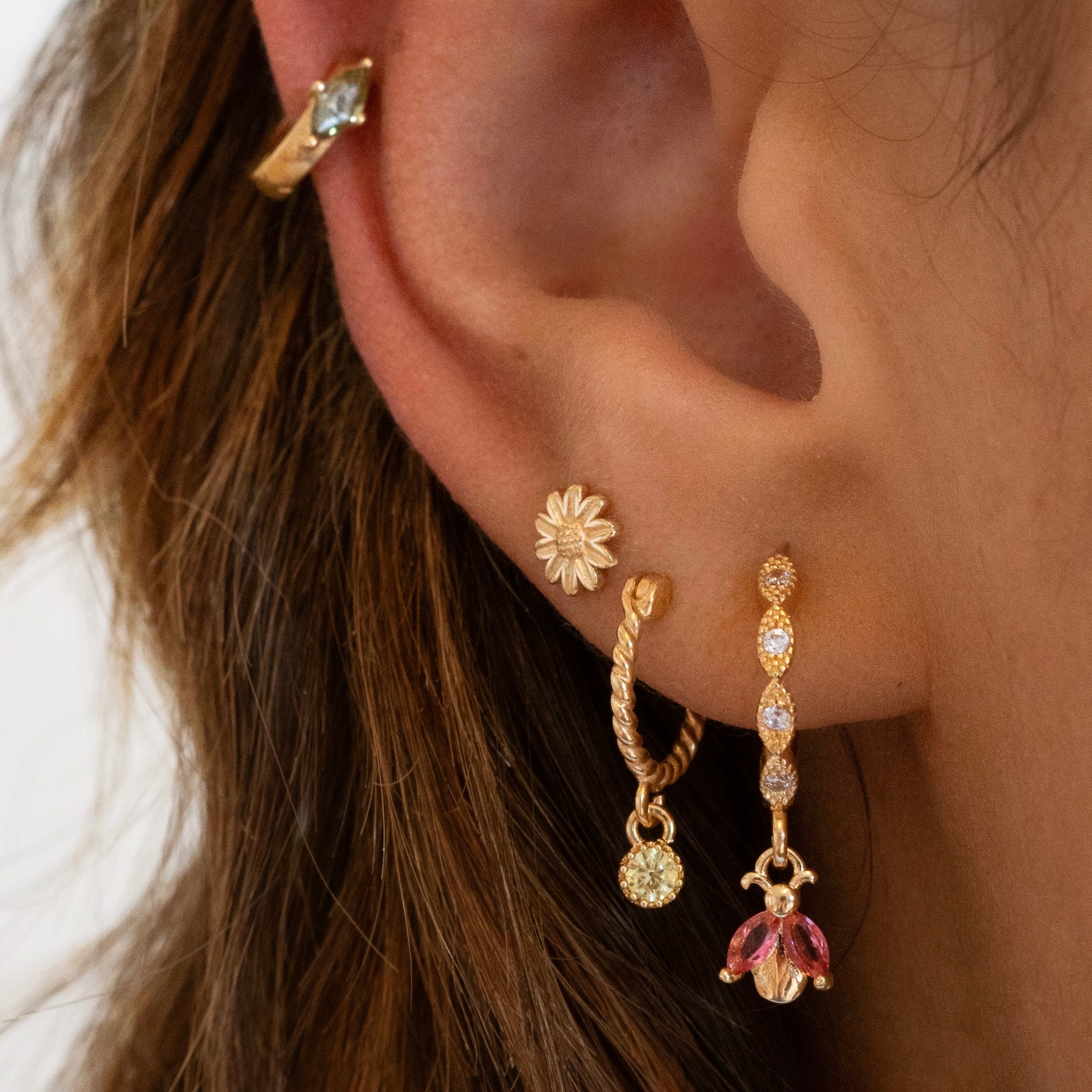 Peridot Zirconia Earring - Image 2