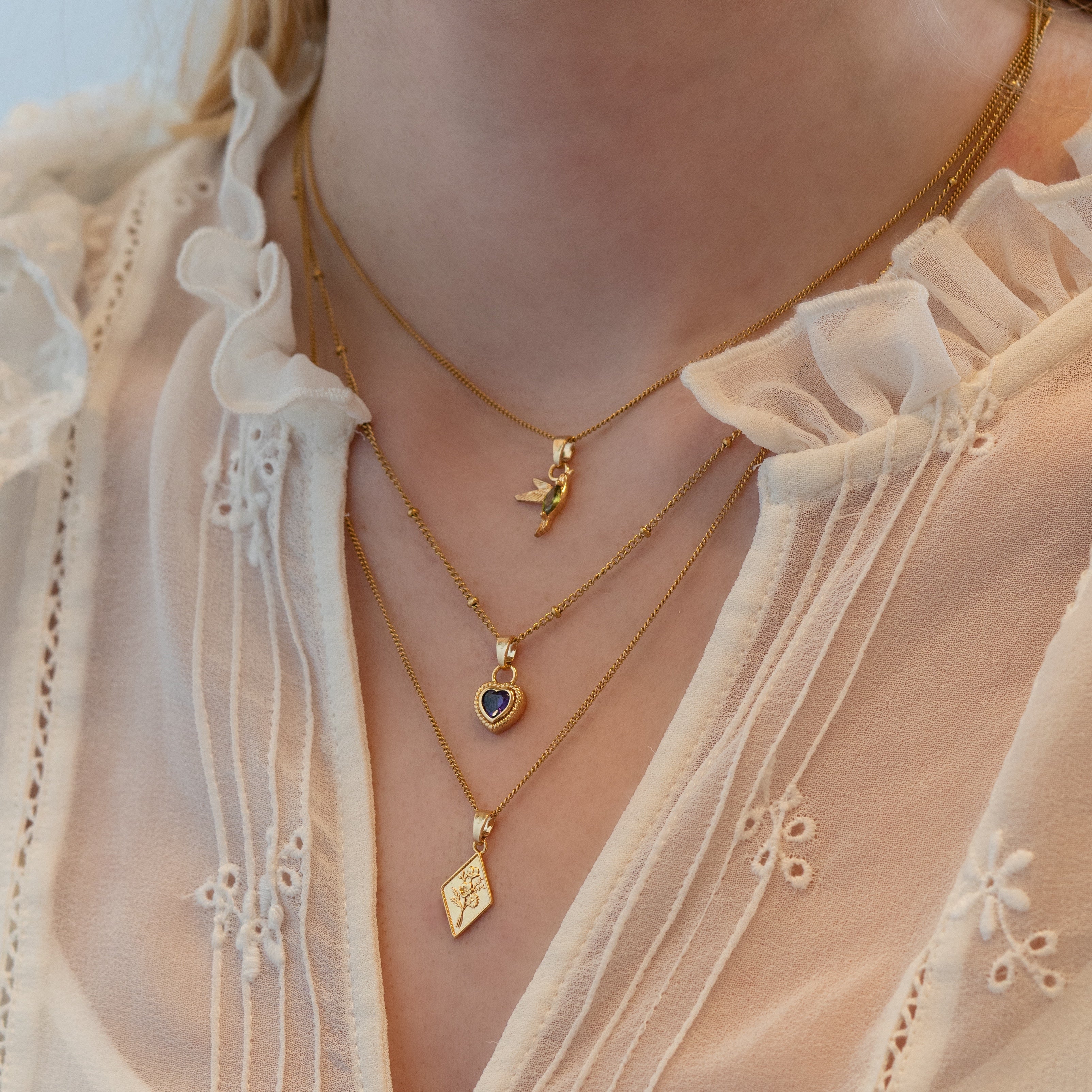 Purple Heart Necklace - Image 3