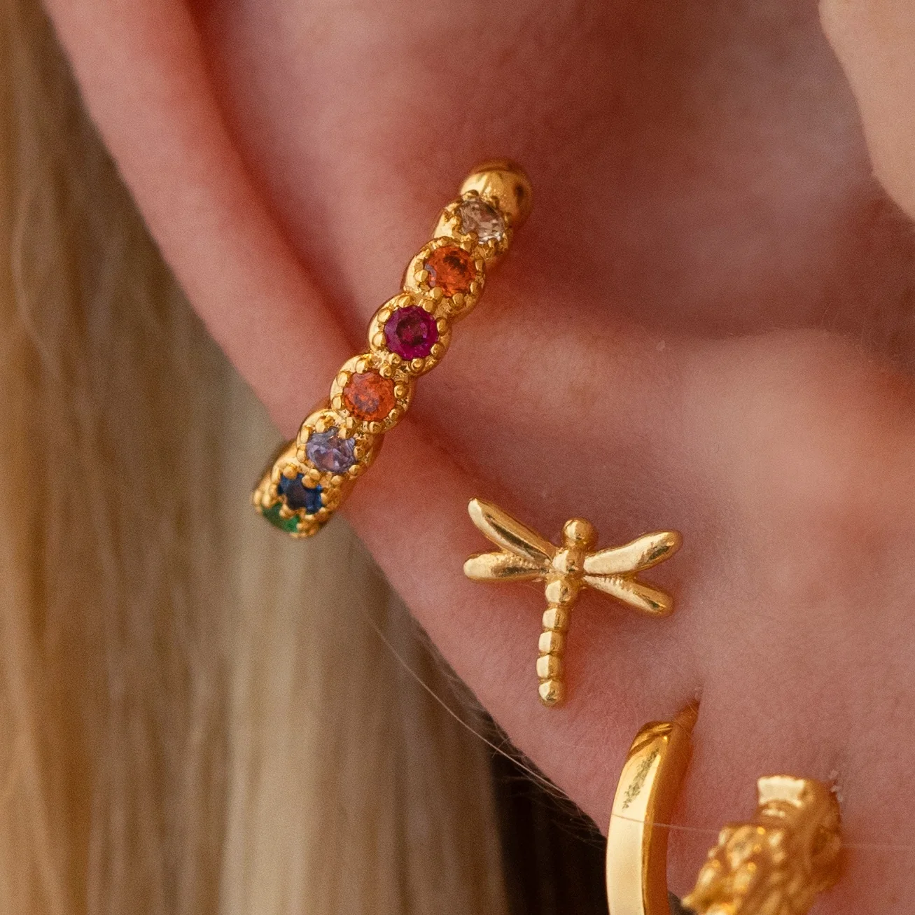 Rainbow Ear Cuff - Image 2