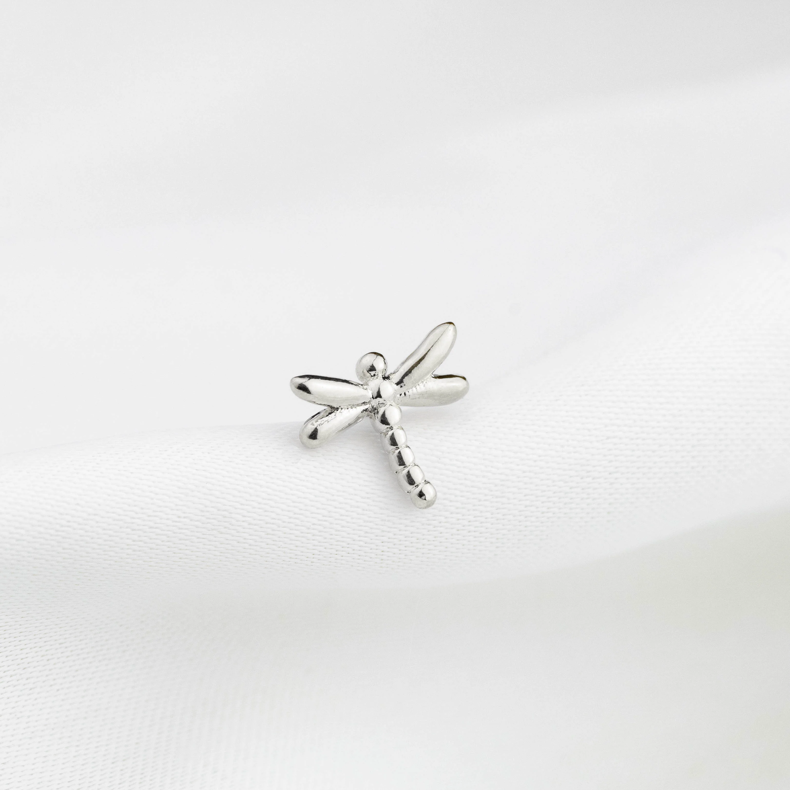 Silver Dragonfly Stud - Image 2