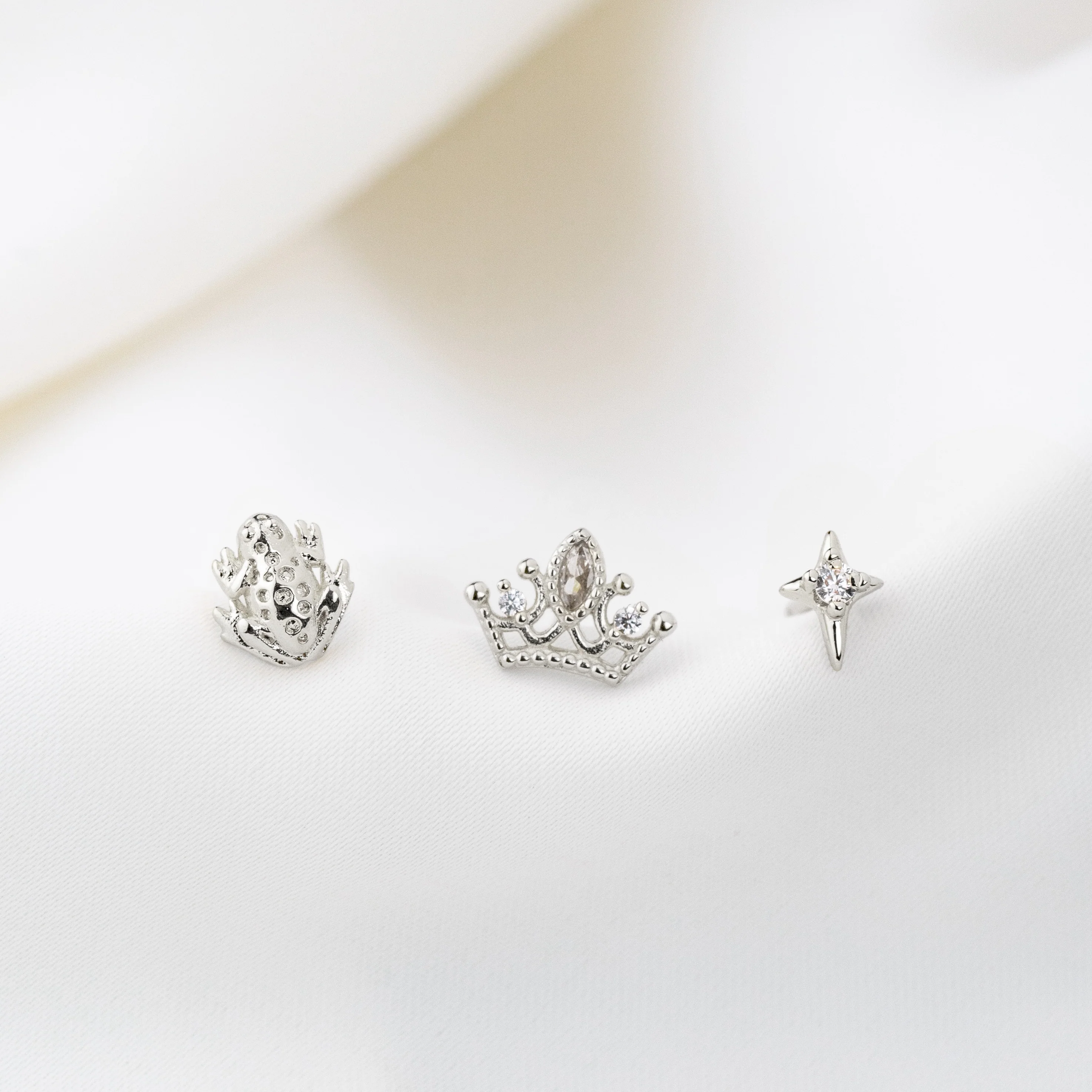 Silver Evangeline Stud - Image 3