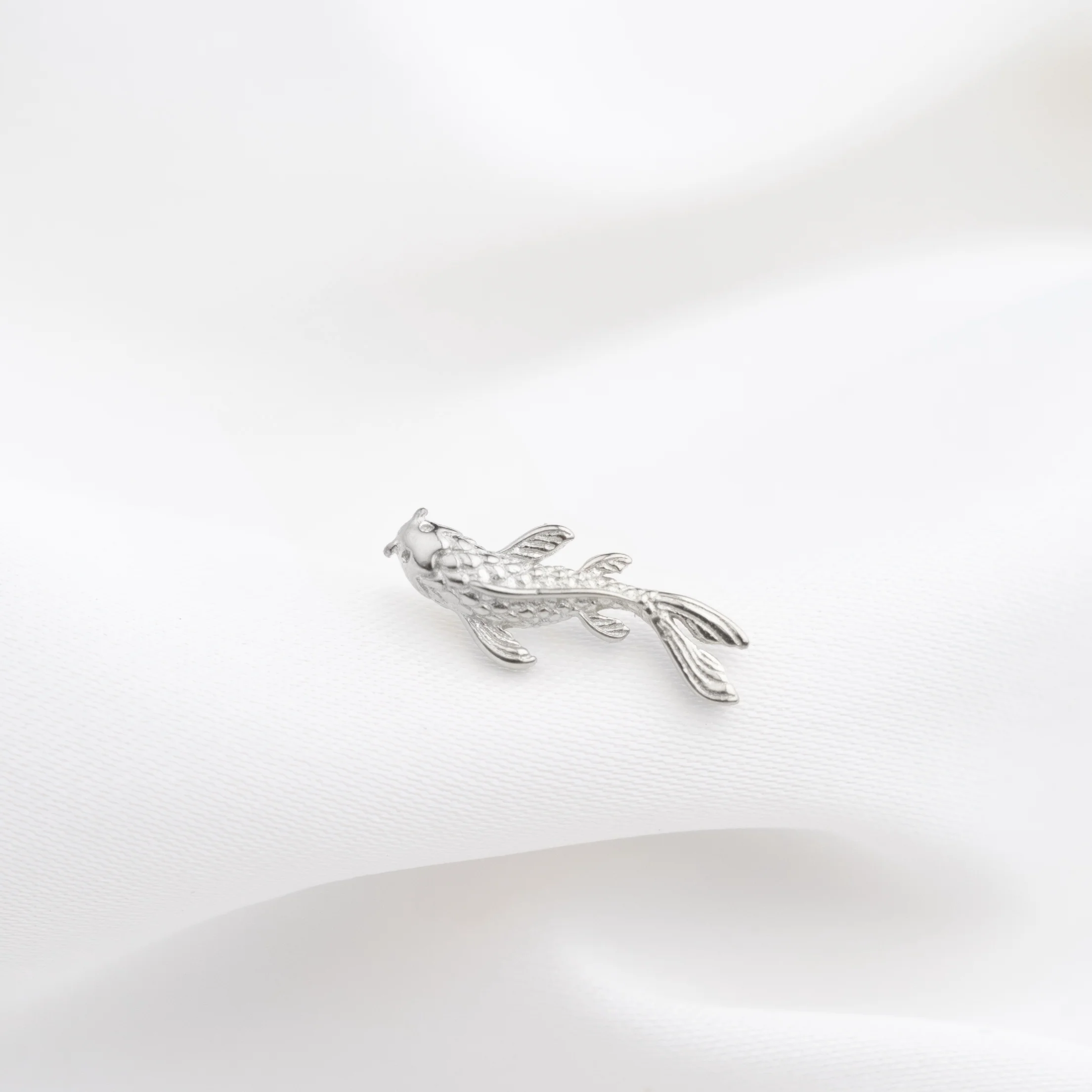 Silver Koi Stud - Image 2