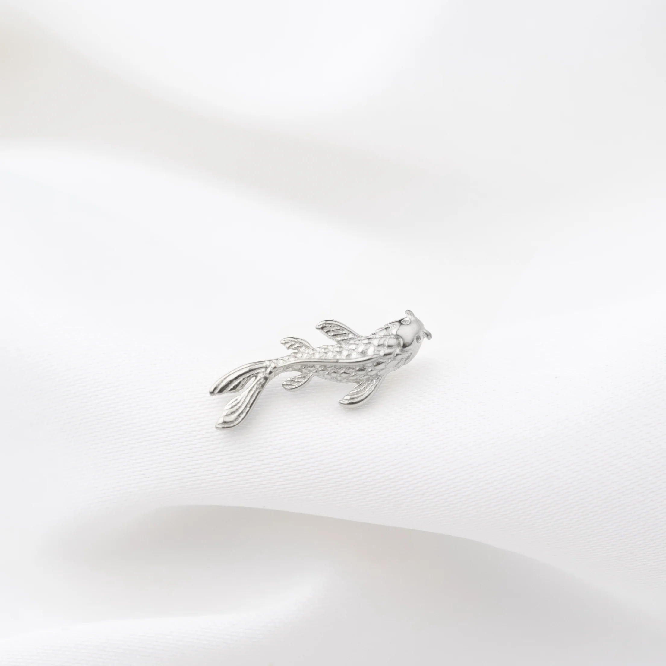 Silver Koi Stud - Image 4