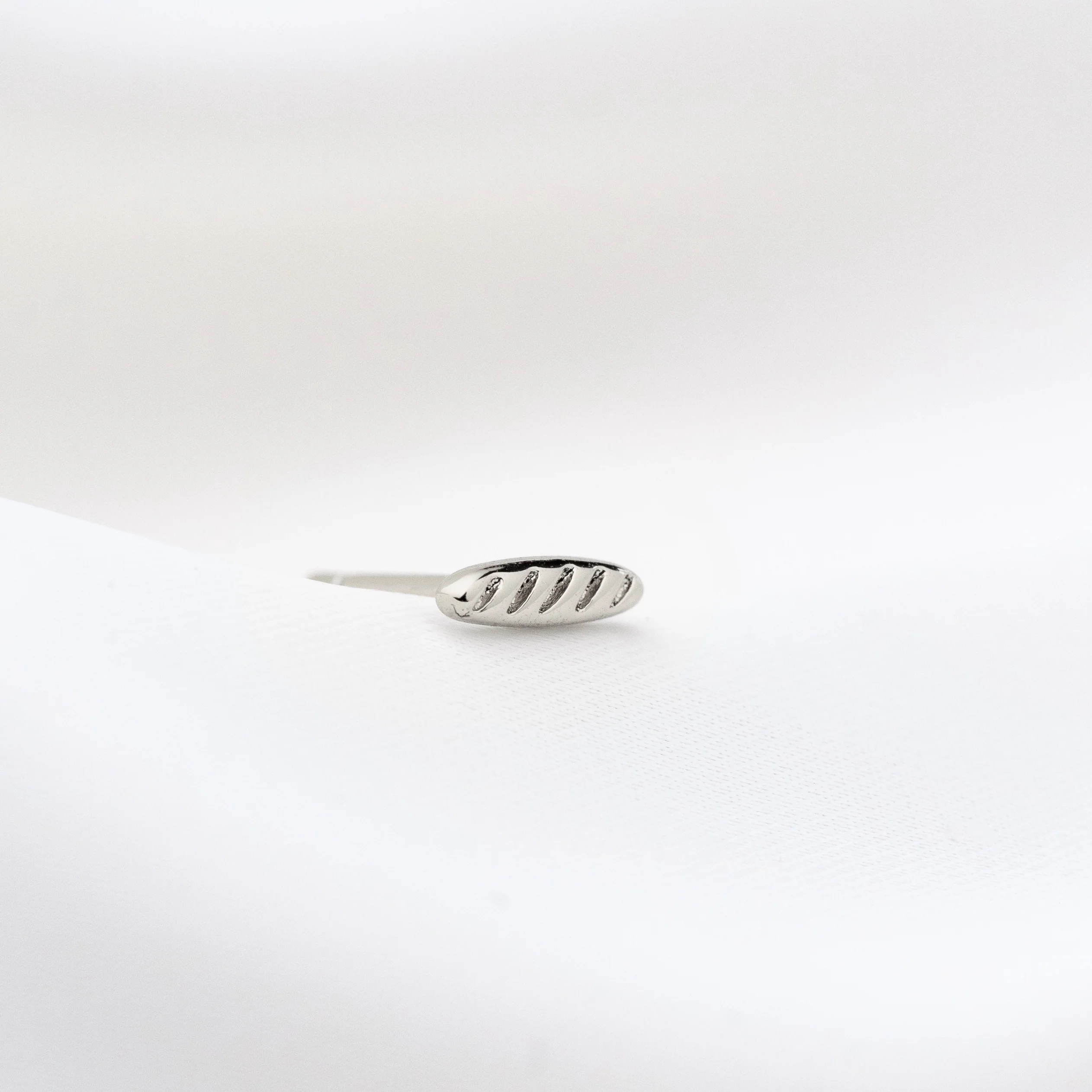 Silver Parisian Bakery Stud Set - Image 4