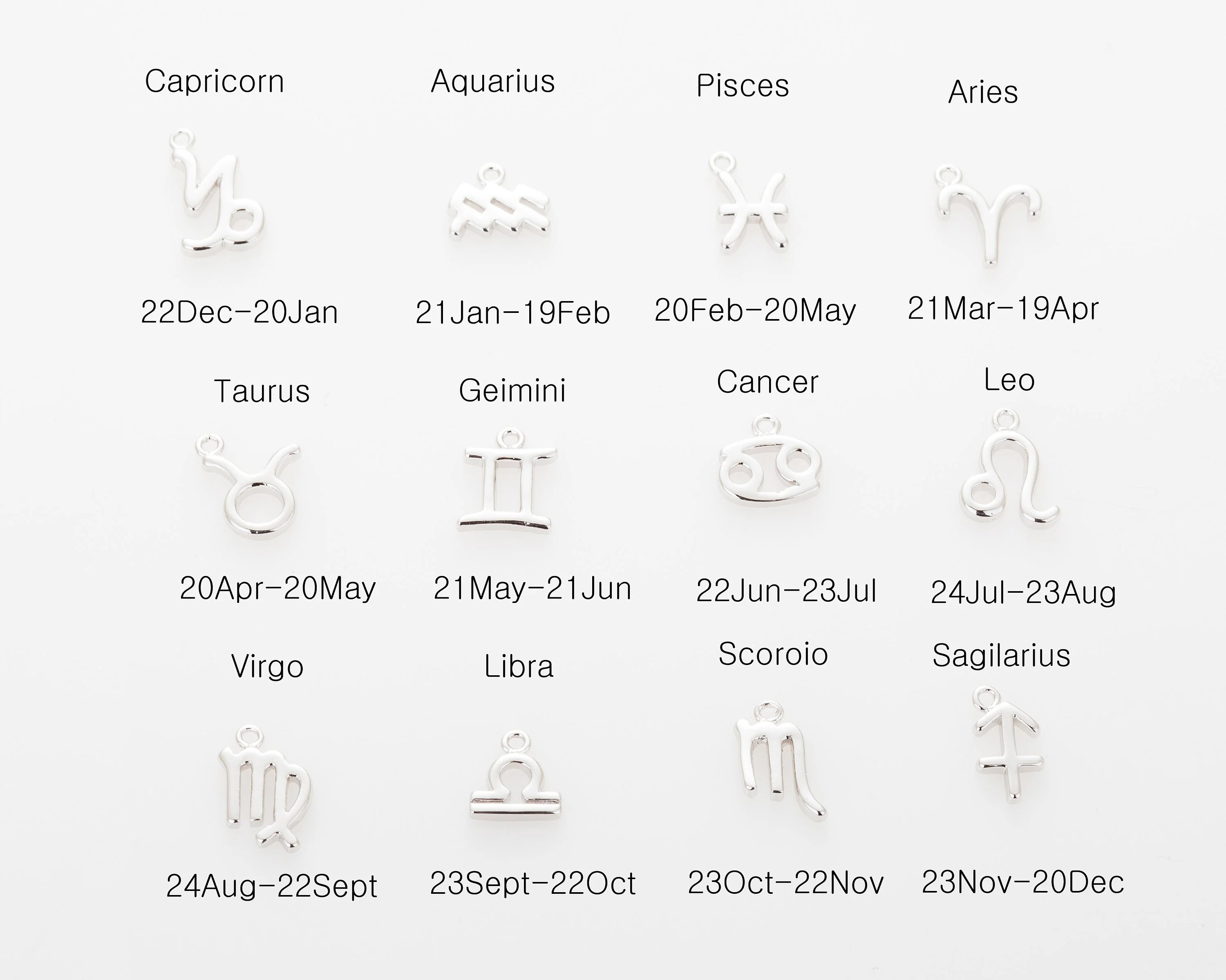 Silver Star Sign Earring - Image 4