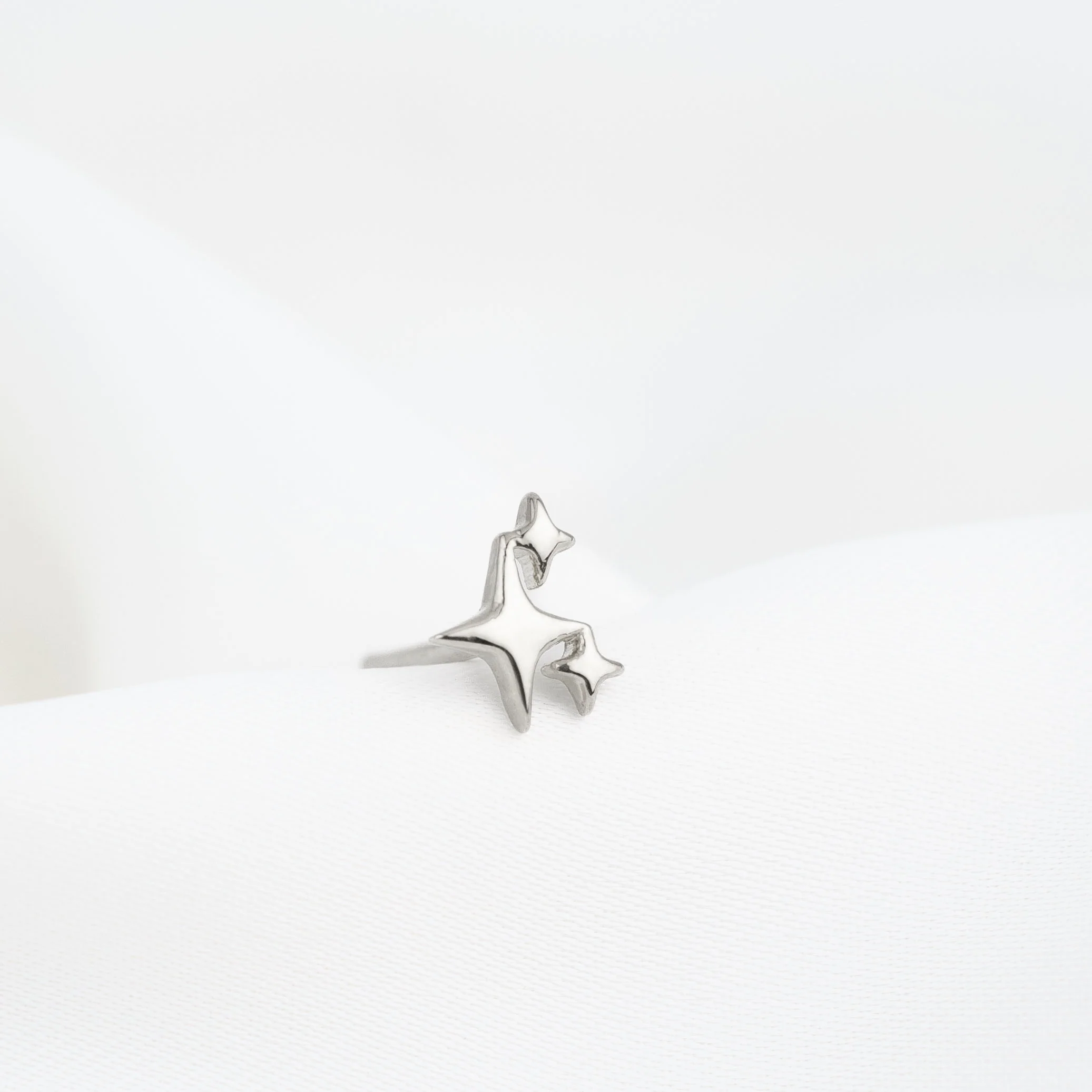 Silver Starburst Stud
