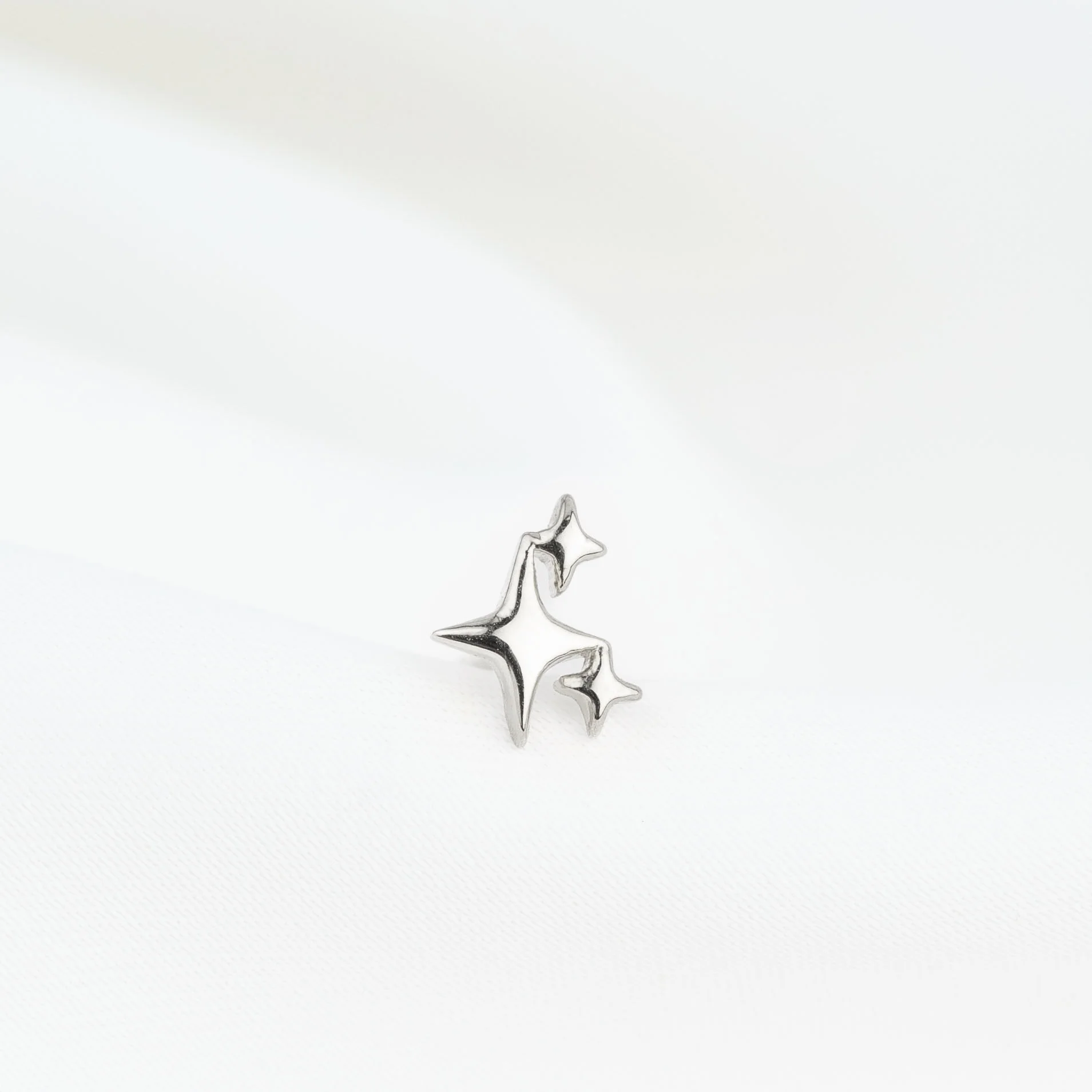 Silver Starburst Stud - Image 2