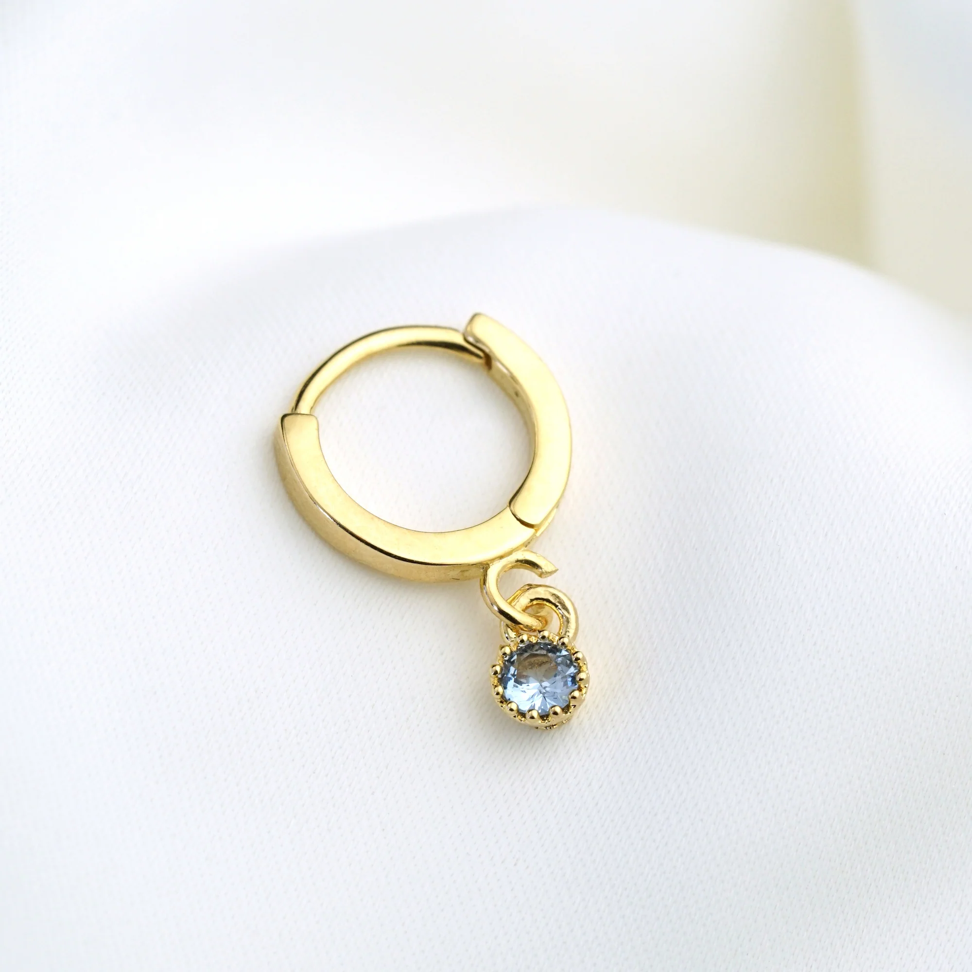 Small Birthstone Earring - Image 6