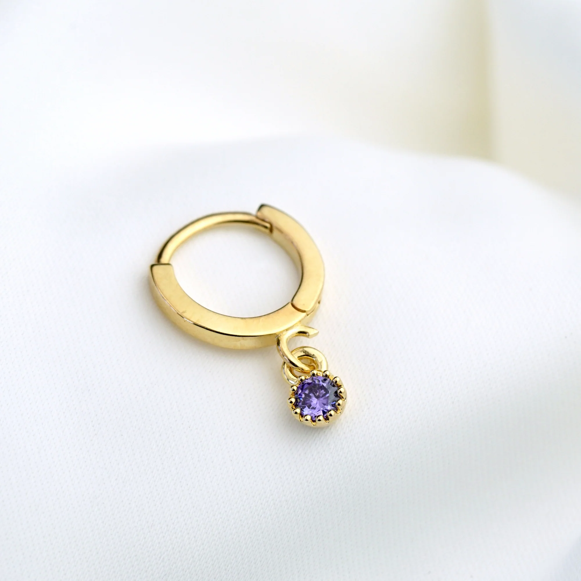 Small Birthstone Earring - Image 9