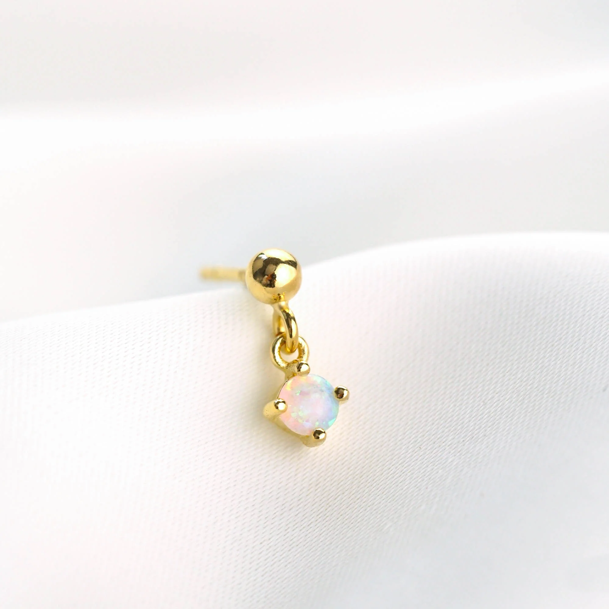 Small Opal Earpin