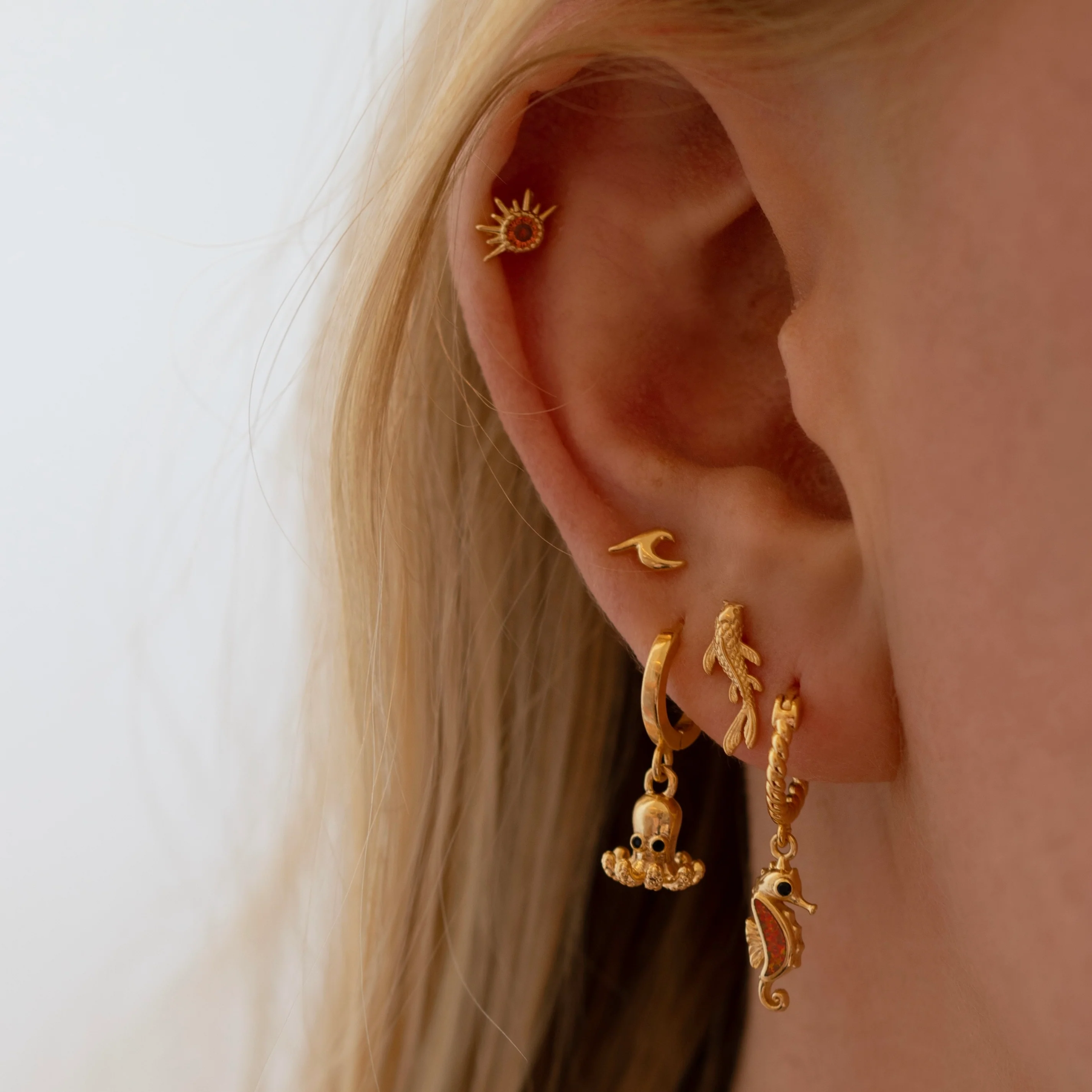 Tiny Octopus Earring - Image 4