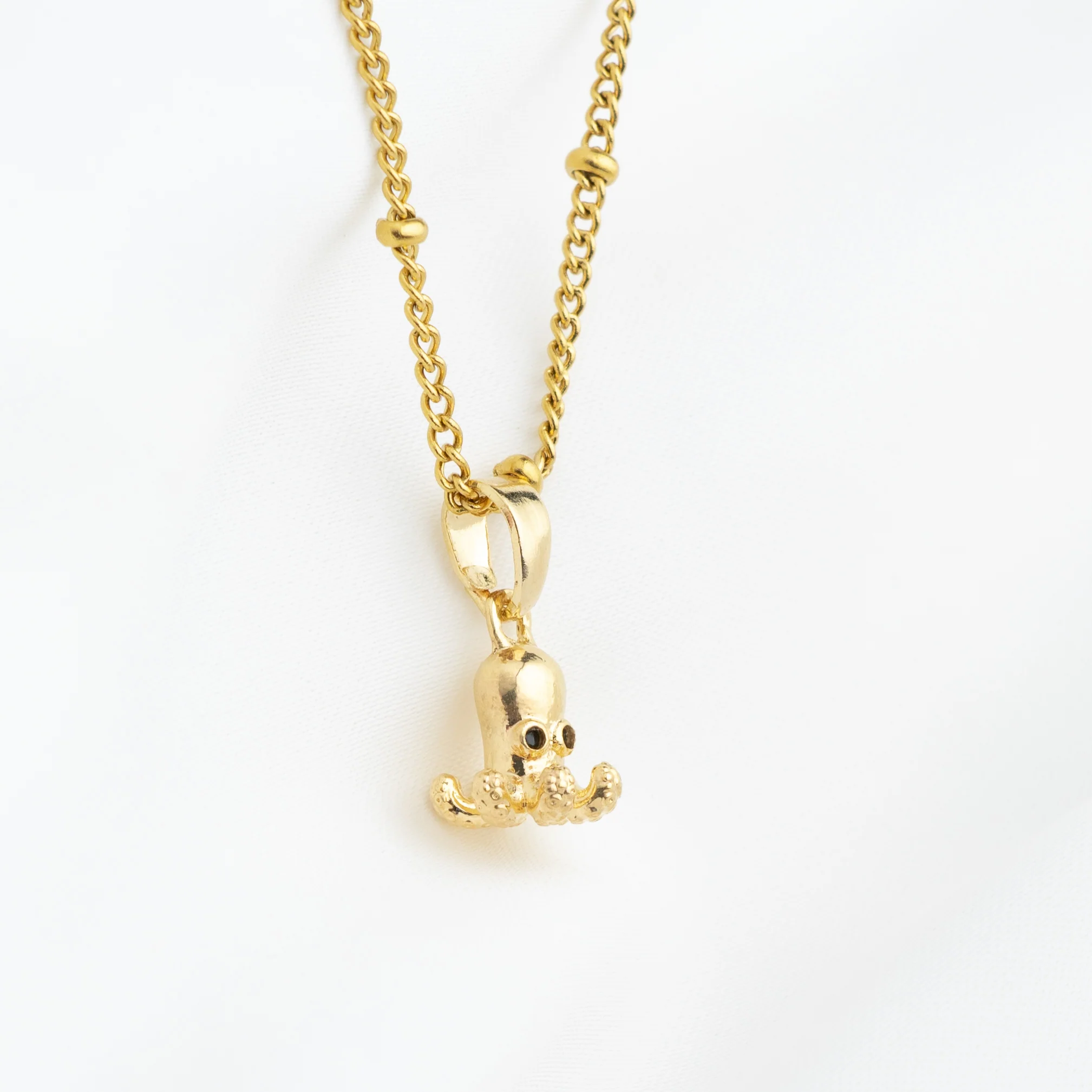 Tiny Octopus Necklace