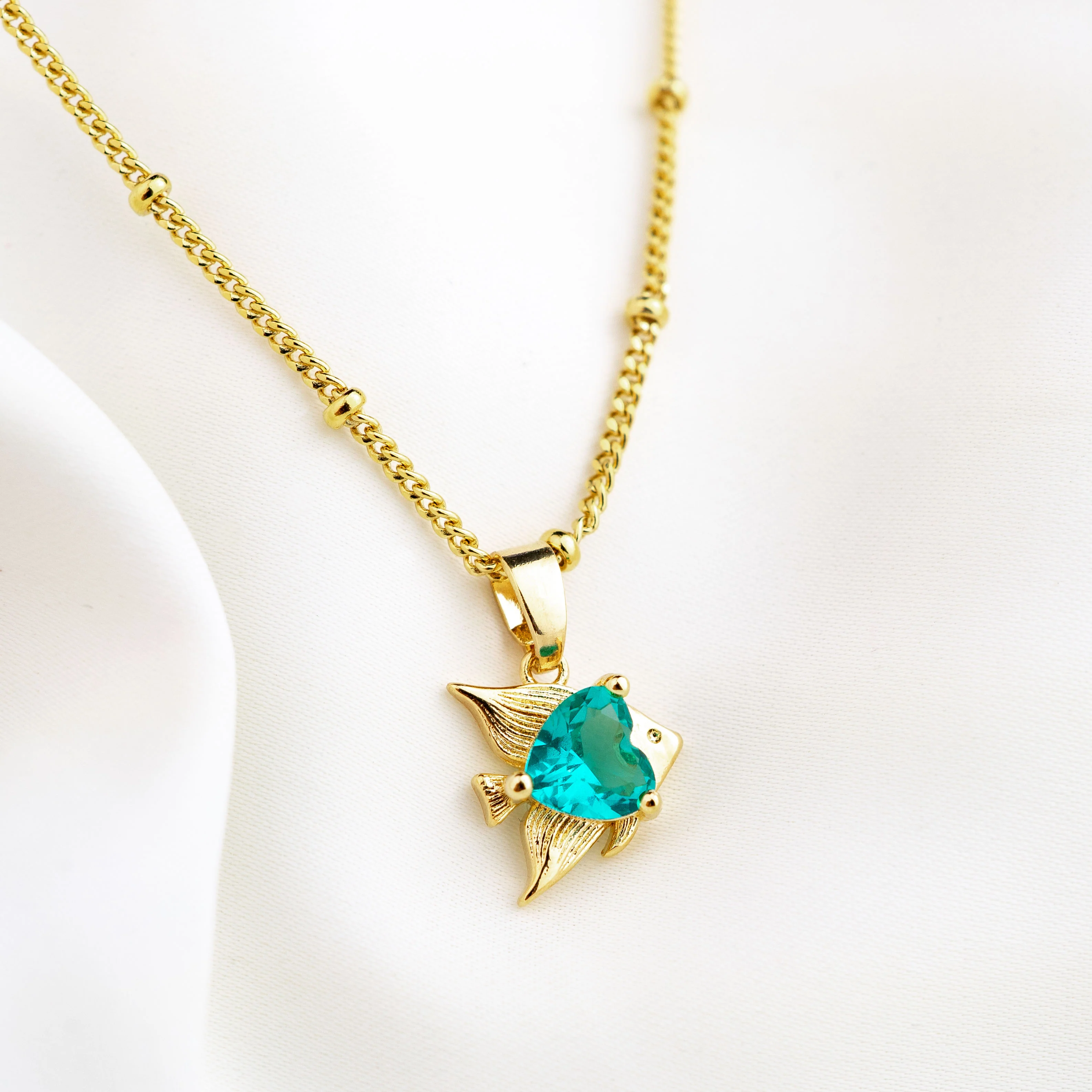 Turquoise Angelfish Necklace - Image 3