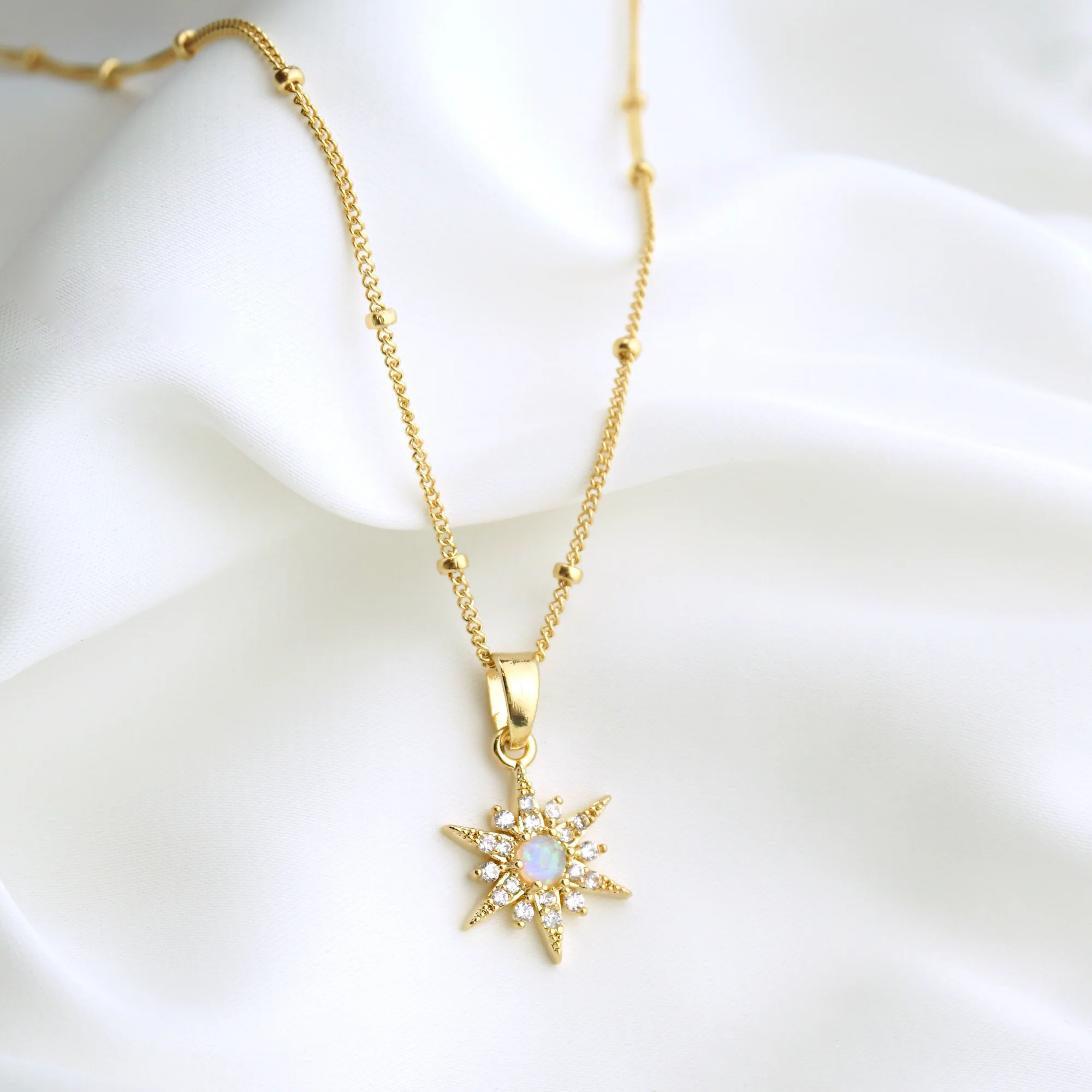 Opal North Star Necklace - Image 3